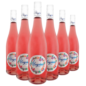 LaurAna Alegrías Rosé semidulce caja 6b